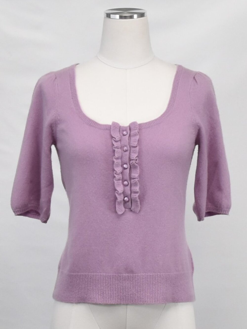 💜✨ Cynthia Steffe Lavender Cashmere Ruffle Sweater ✨💜
